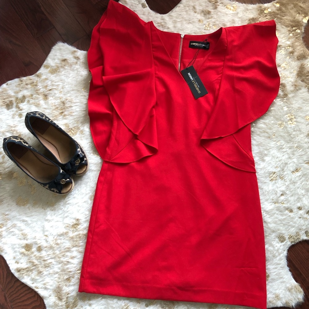 NWT Gabrielle Union red cocktail dress